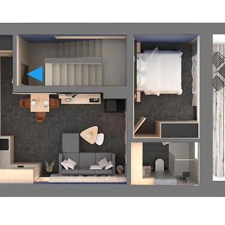 Mountain A2 Apartment & Studio On The Ski Slope